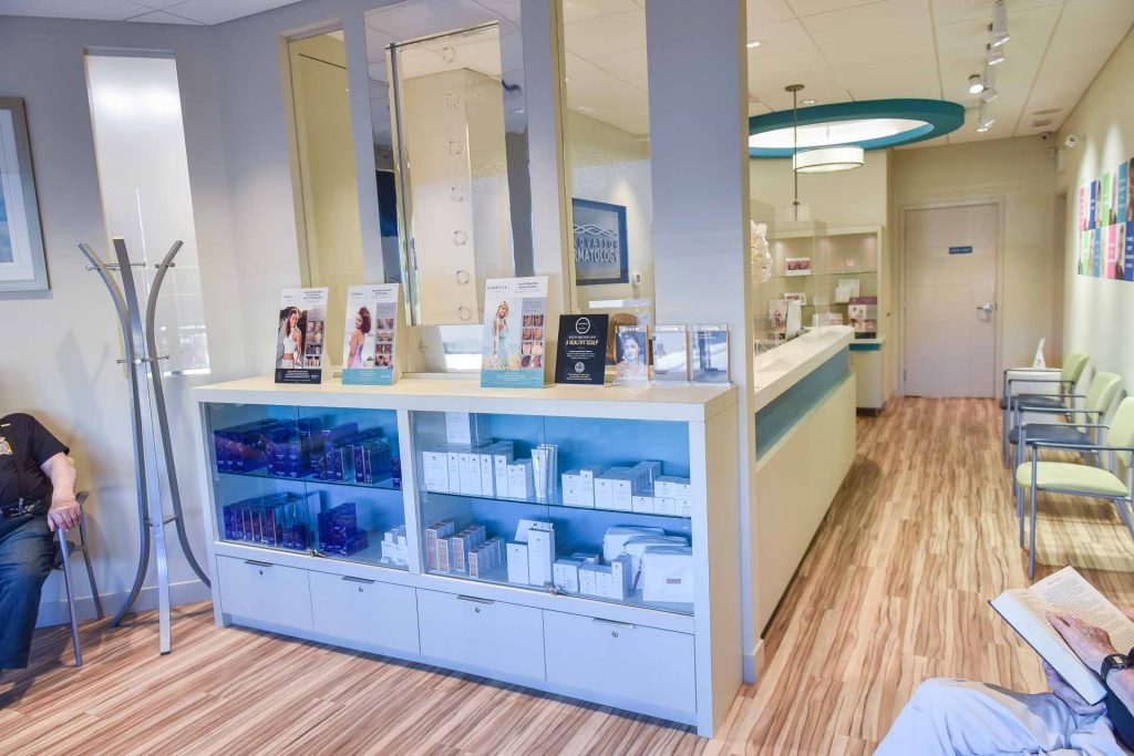 Reception Area | Innovation Dermatology | Red Deer Dermatology & Med Spa Clinic